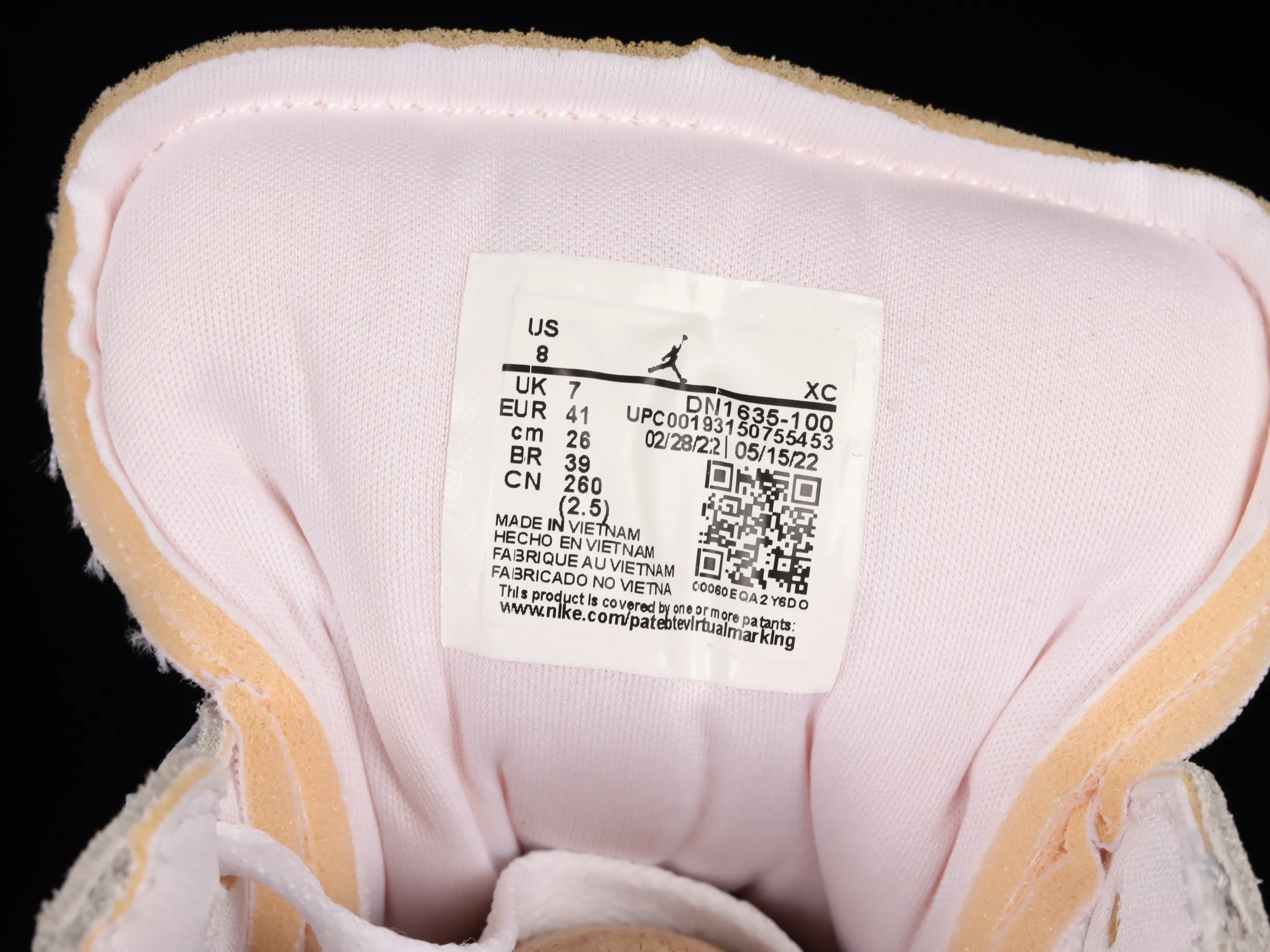 All categories Air Jordan Jordan series basketball shoes Air Jordan 1 Low Z version Air Jordan 1 Low "White and Phantom" AJ1 Joe 1 rice white retro culture and leisure sports sneakers DN1635-100